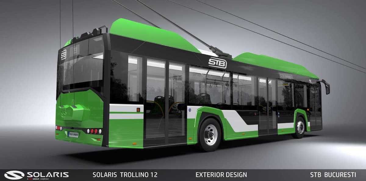 100 Solaris trolleybuses will join Bucharest’s public transport fleet next year, mayor says