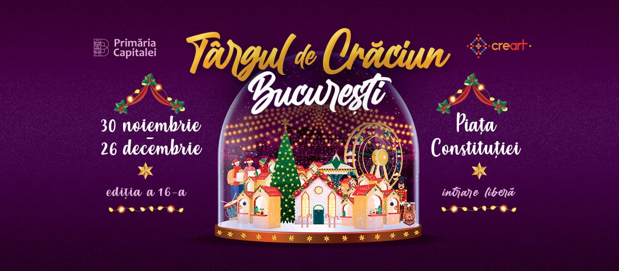 Bucharest Christmas Market: crafts, traditional products, carols, and concerts