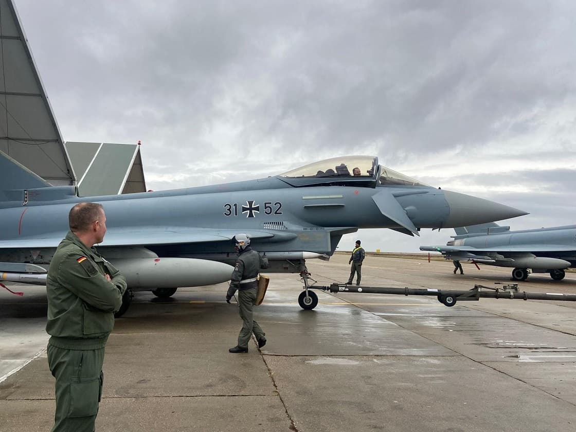 Germany's Eurofighters arrive in Romania for policing missions