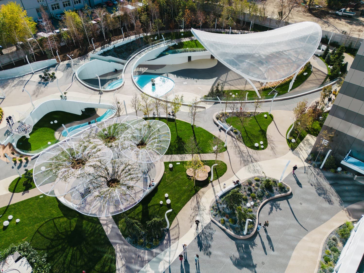Over EUR 20 mln invested for Phase II of the YUNITY Park project: urban forest, tiered promenade and renewable energy