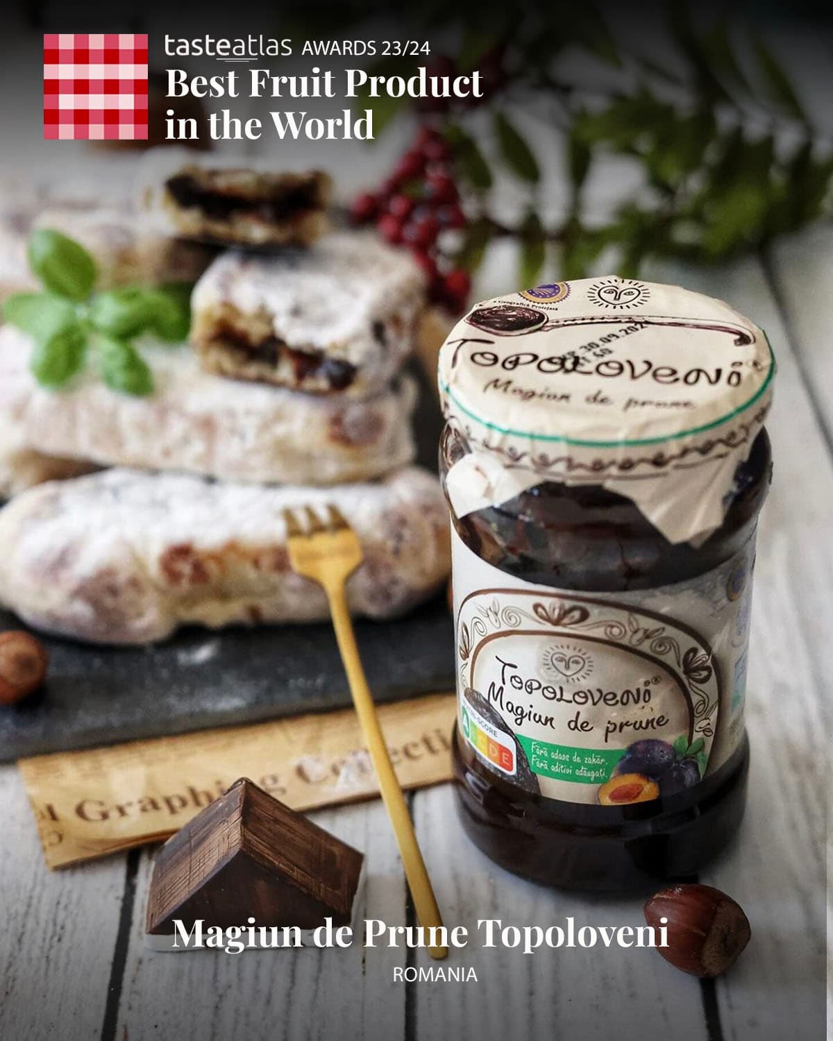 Romania’s traditional Topoloveni Magiun de Prune rated best fruit product in the world in 2023