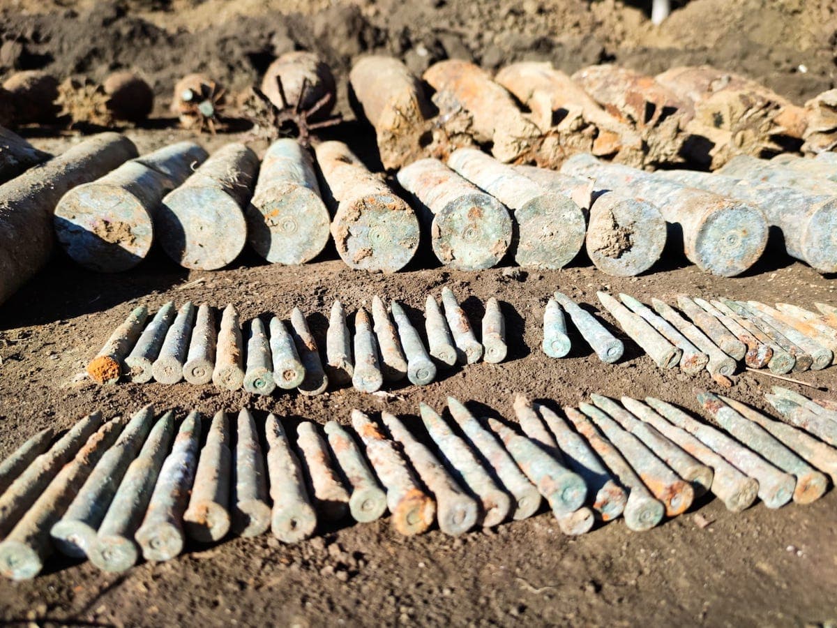Southern Romania: Thousands of World War II projectiles found during excavation work