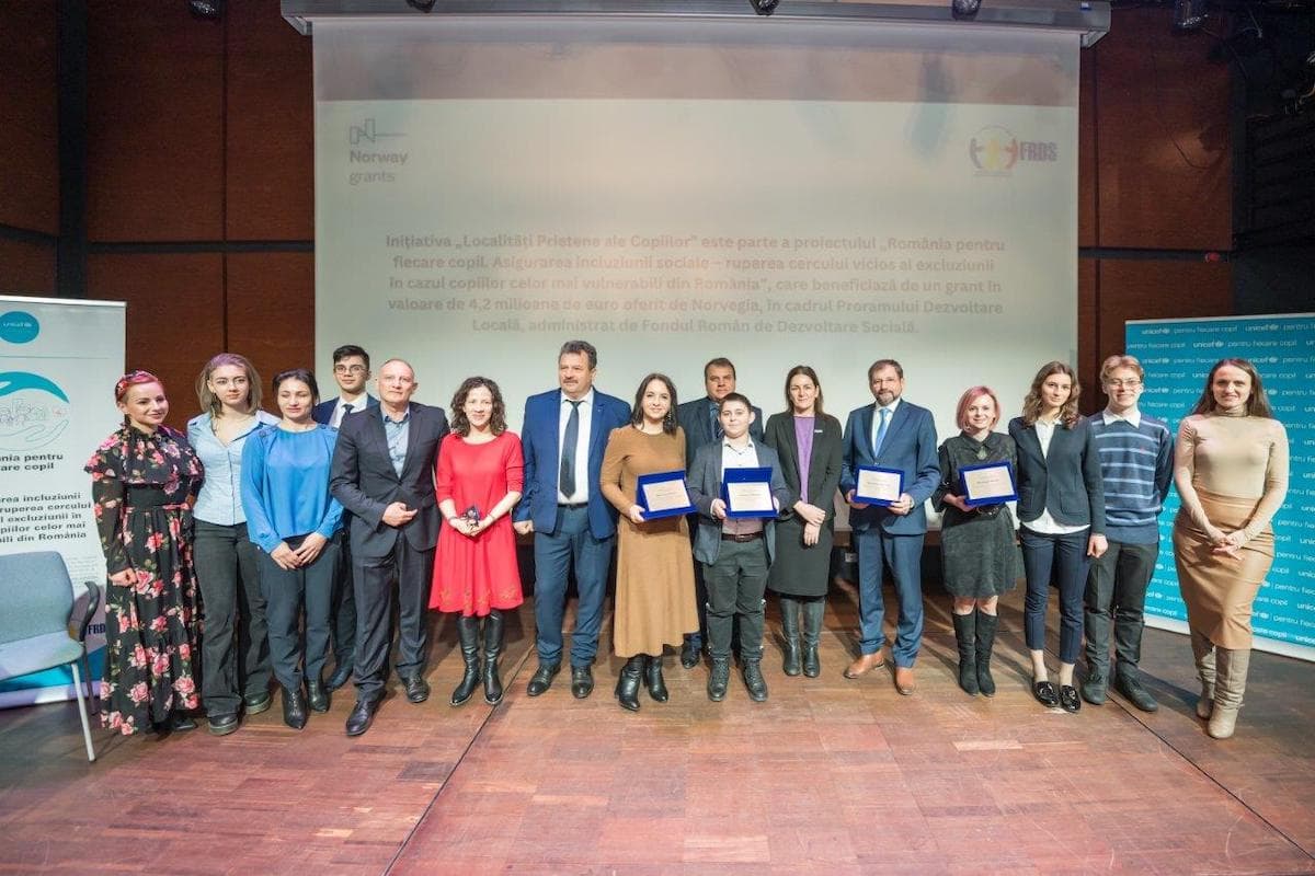 UNICEF: Three municipalities and two communes in Romania, candidates for Child Friendly City title
