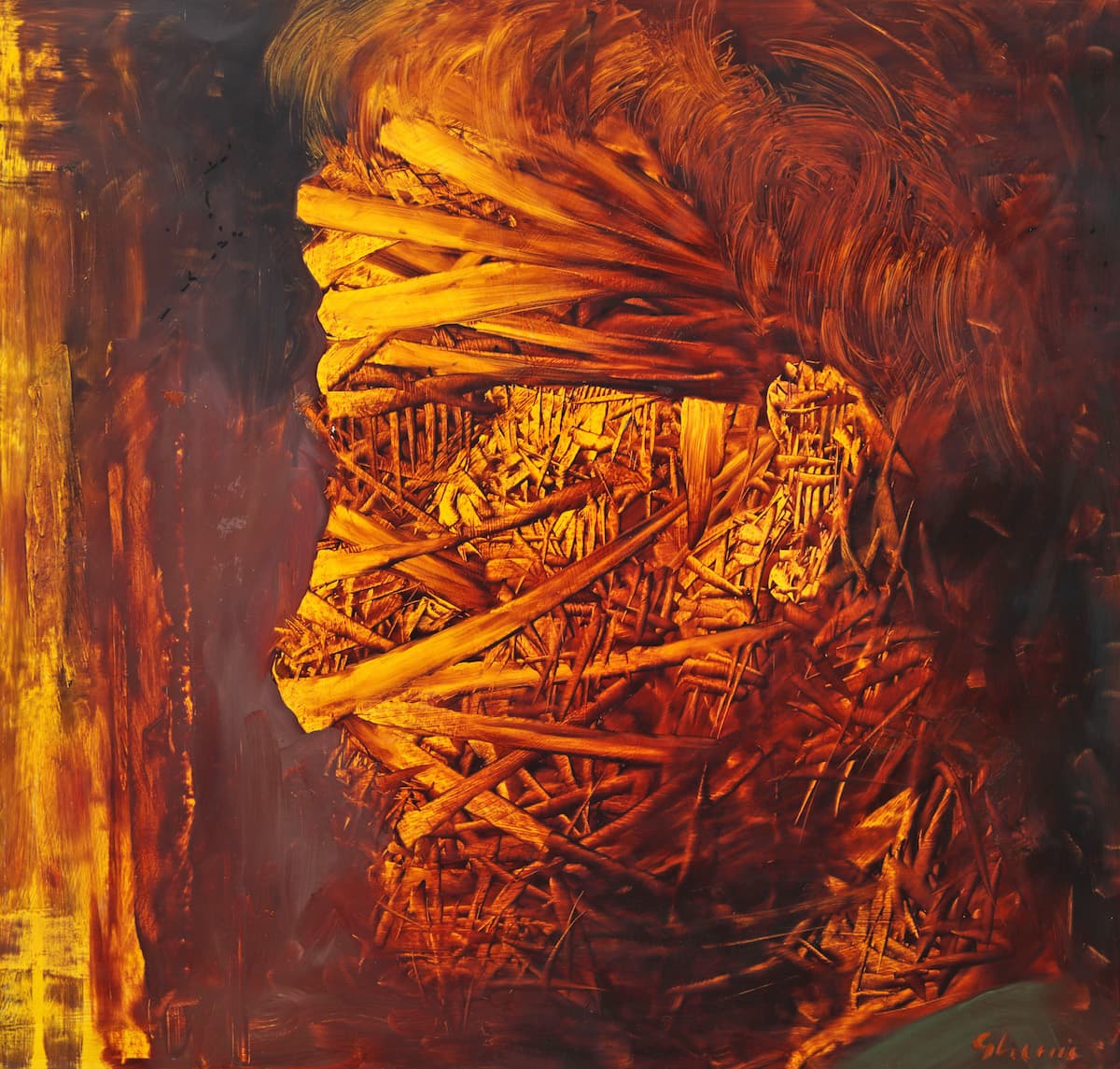 Adrian Ghenie painting on sale at auction in Romania this month