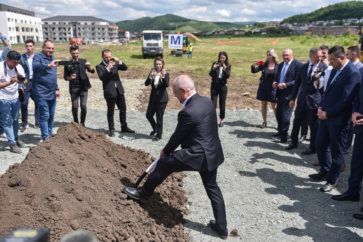 Construction works kick off at first subway line in Cluj-Napoca