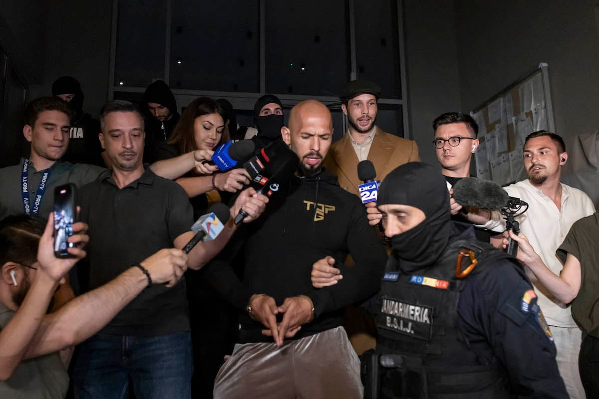 Andrew and Tristan Tate detained in Romania after house searches in new investigation