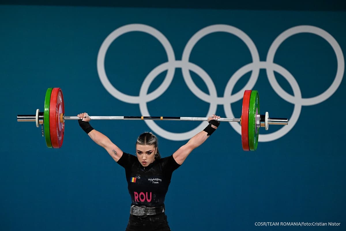 Romania's Mihaela Cambei wins silver in 49kg weightlifting competition at Paris Olympics