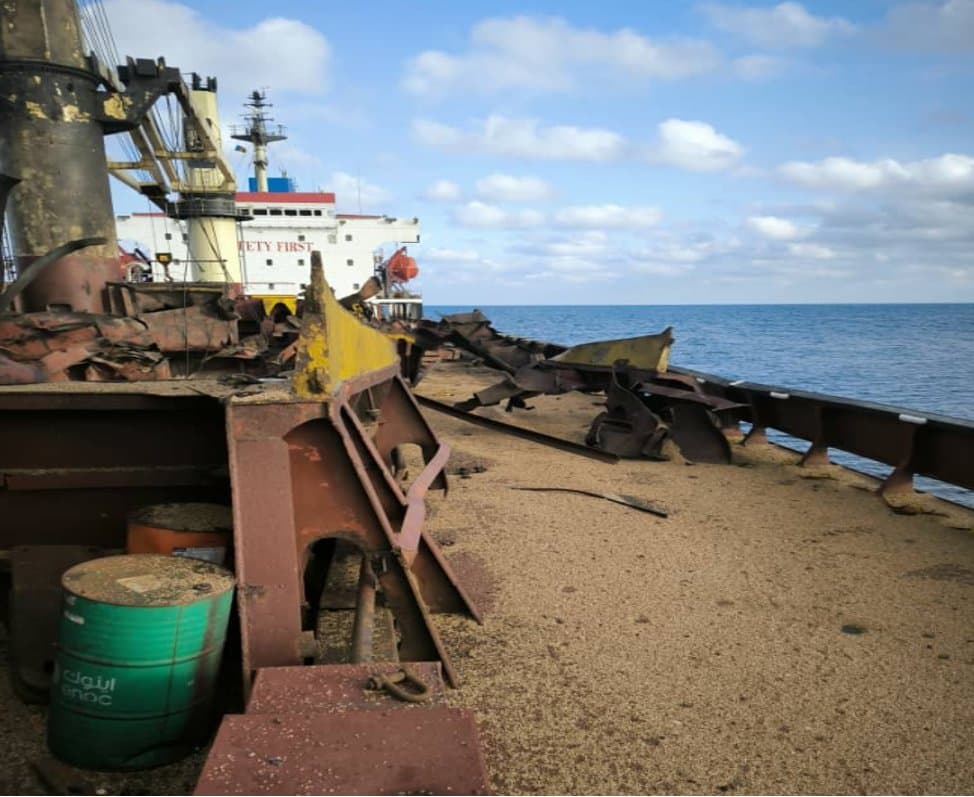 Ukrainian wheat ship hit by Russian missile near Romanian waters