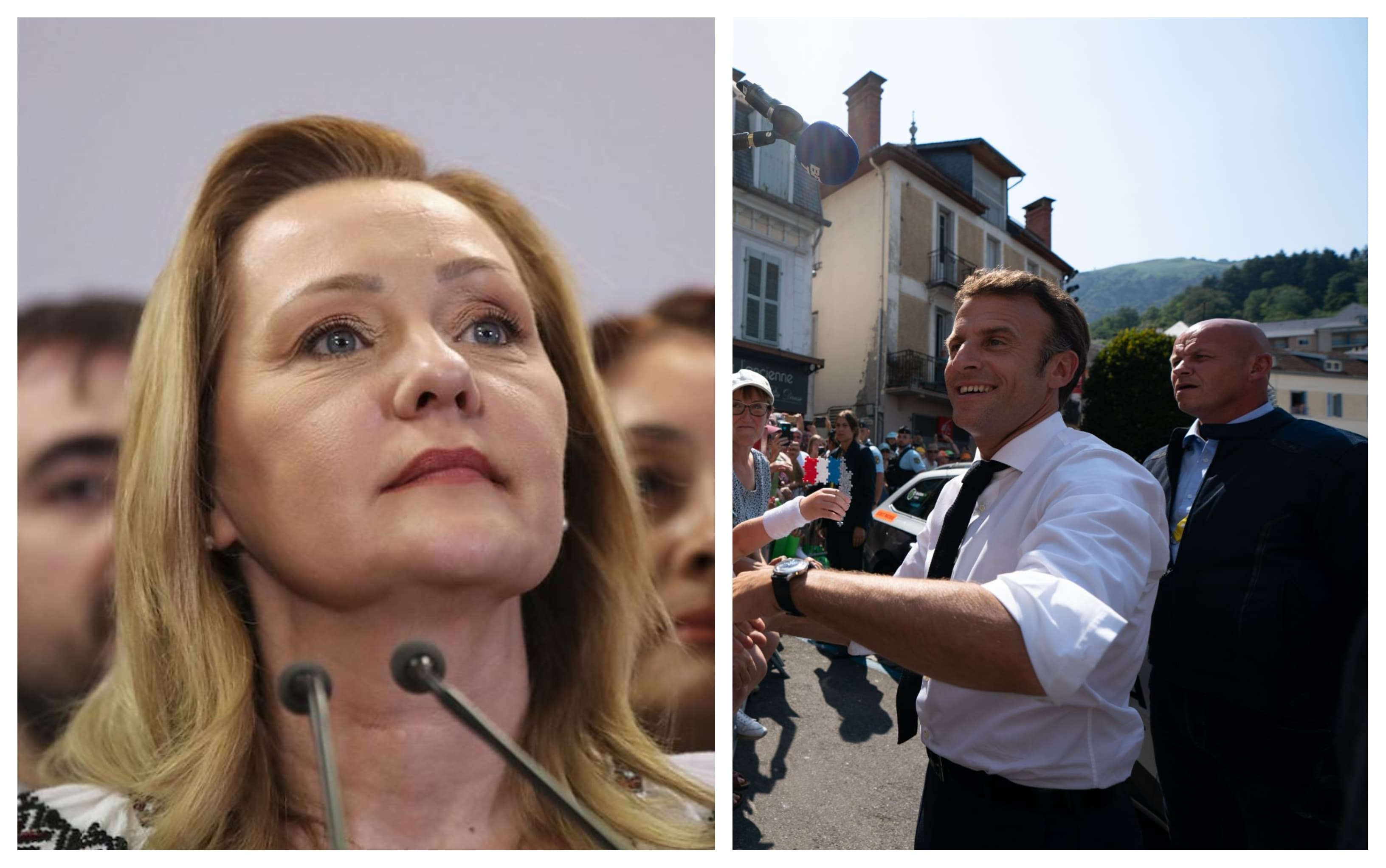 French president Emmanuel Macron signals support to reformist candidate for Romanian presidency