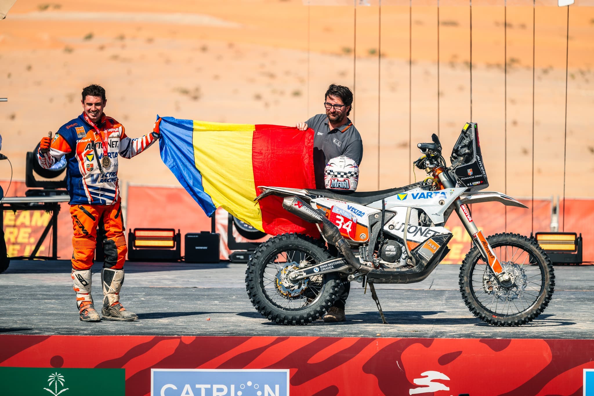 Romanian wins Dakar Rally in bike and quads category