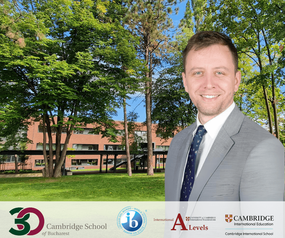 Jonathon Wragg, Head of Secondary at Cambridge School of Bucharest: We work hard to make sure that students reach their full potential