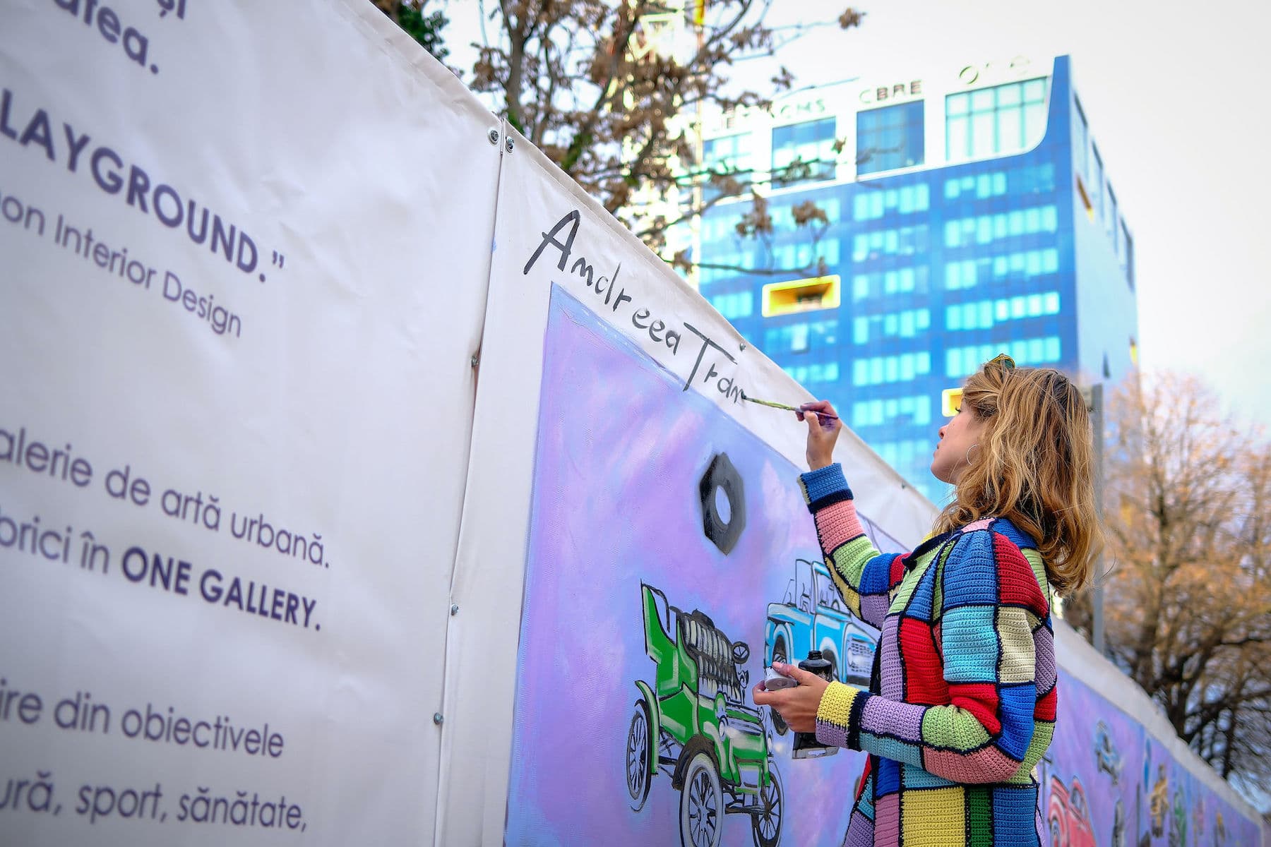 Shape the City with Art, a One United Properties and Galeria Galateca initiative to transform Bucharest through art