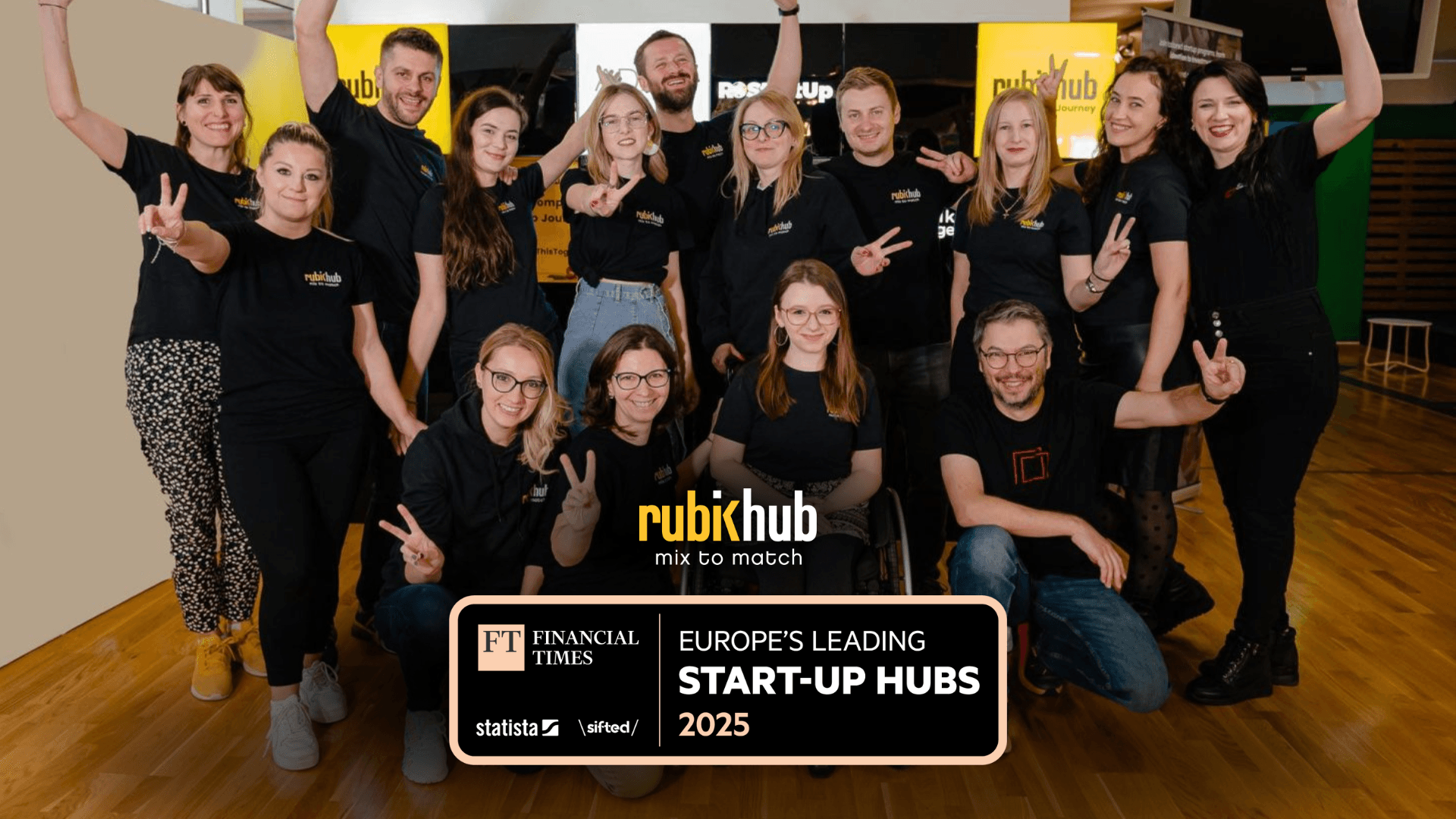 Rubik Hub Ranked 39th in the "Europe’s Leading Start-up Hubs" List by Financial Times, Statista, and Sifted