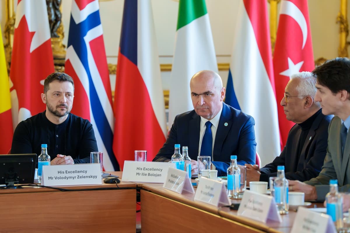 Romanian acting president: Continued support for Ukraine, strengthened defense in Europe agreed at London meeting