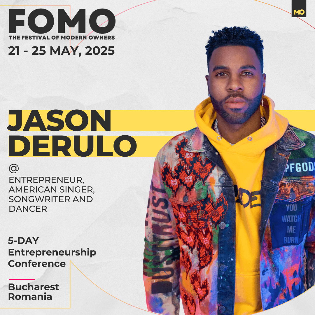 Jason Derulo joins Festival Of Modern Owners in Bucharest as speaker