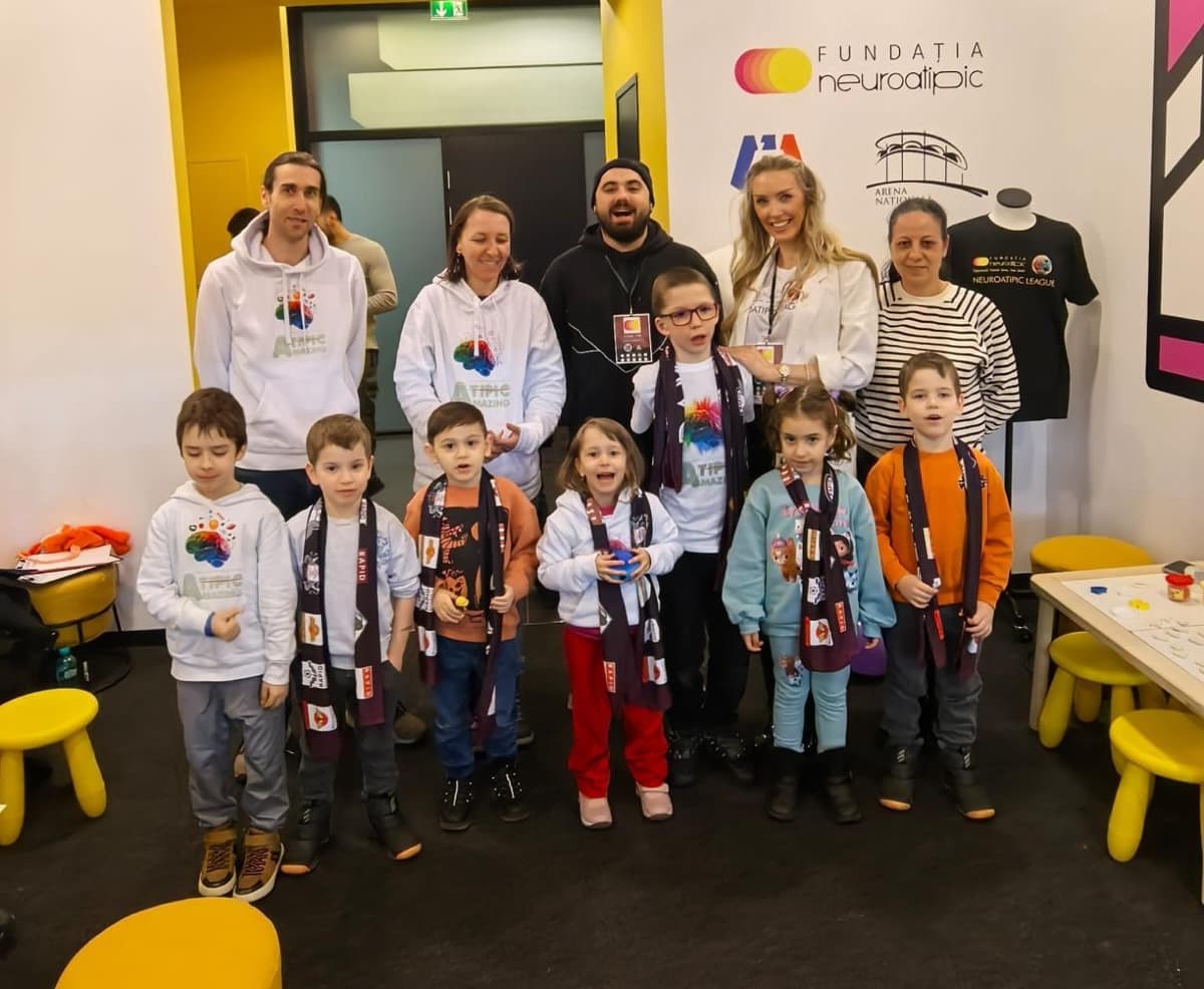 Romania’s FC Rapid 1923 and Neuroatipic Foundation team up to make football more inclusive for children with autism