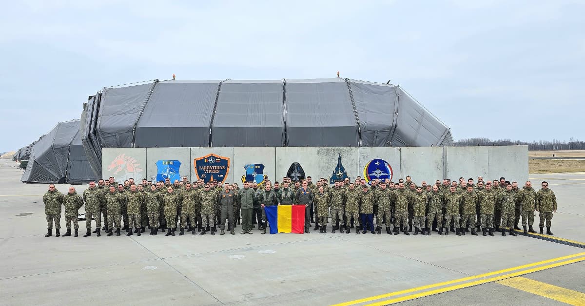 Romanian Air Force “Carpathian Vipers” detachment to perform air police missions in Lithuania