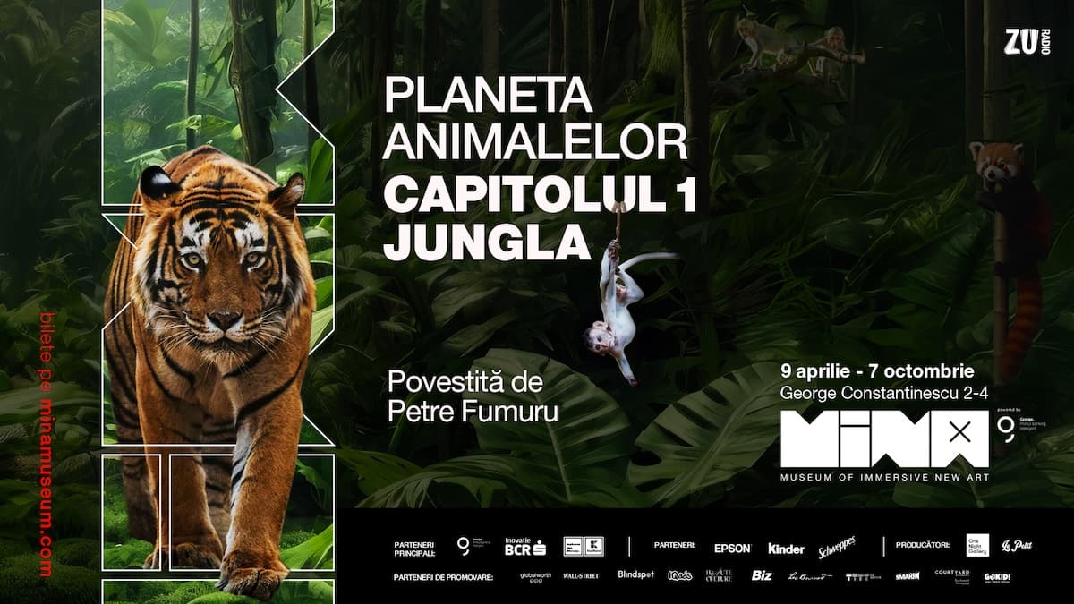 Bucharest’s MINA museum debuts new immersive series showing wildlife in their natural habitats