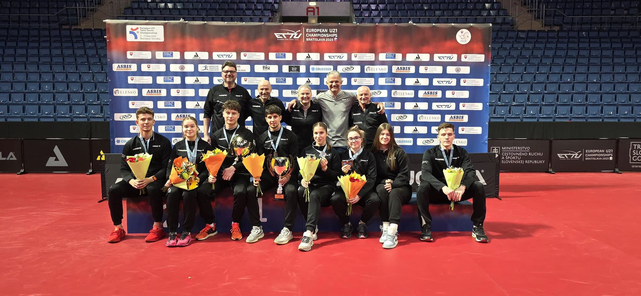 Romania wins eight medals at Under-21 European Table Tennis Championships in Bratislava