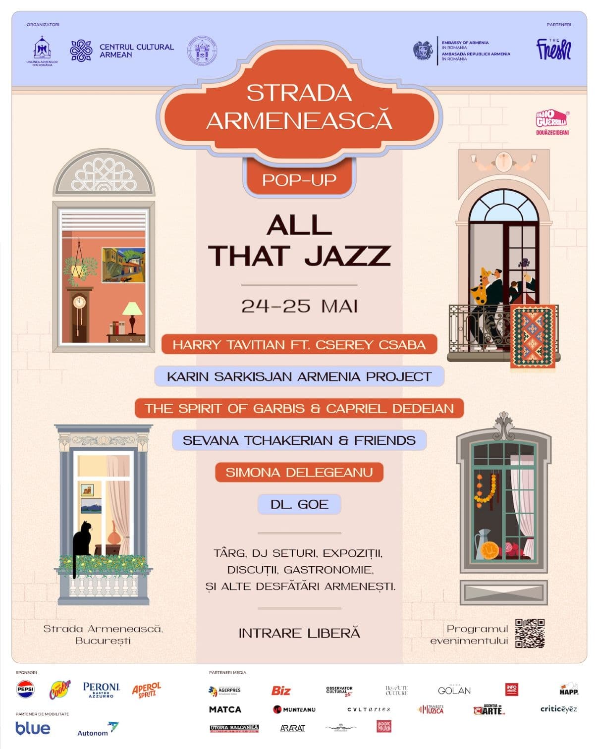 Bucharest’s Armenian neighborhood in the spotlight at event featuring jazz concerts, guided tours, and traditional gastronomy