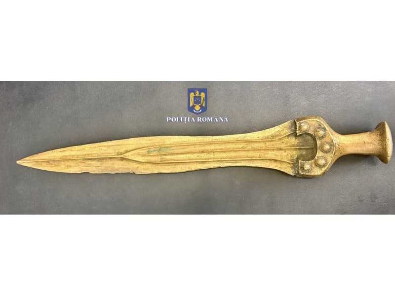 Possible bronze-age sword found in eastern Romania during house search