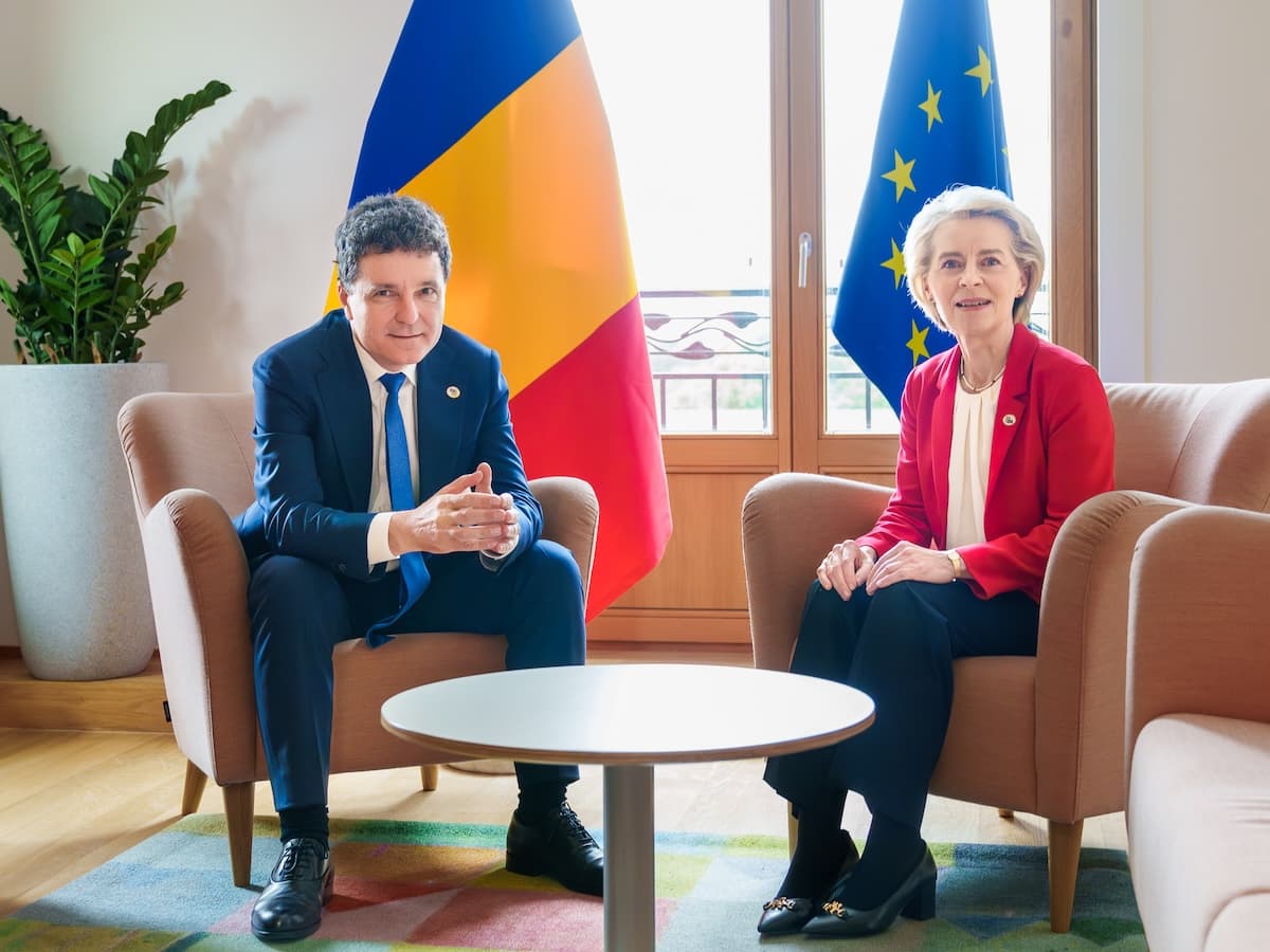 Romanian president tackles fiscal plan, PNRR with EC head von der Leyen in Brussels