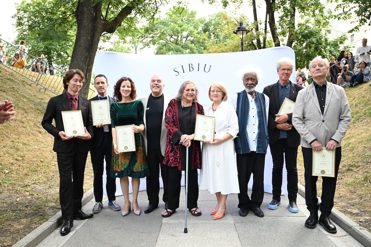 Bill Murray, Kathleen Turner among cultural icons honored with stars at Sibiu Walk of Fame during FITS