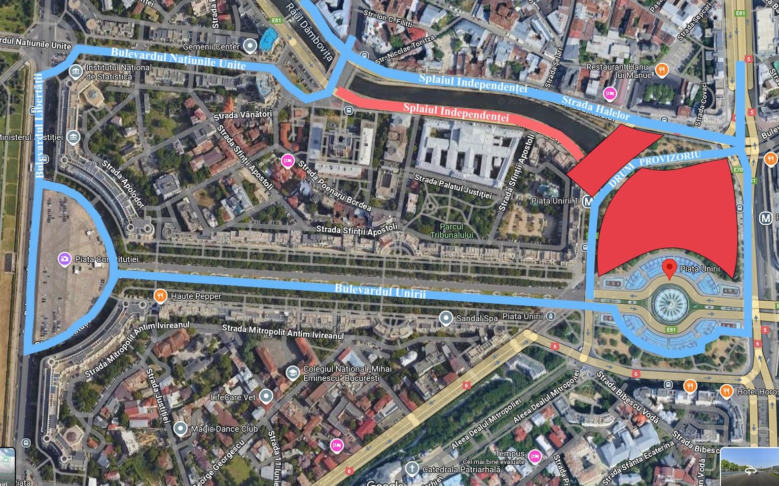 Traffic restrictions in central Bucharest as authorities start work at Unirii platform