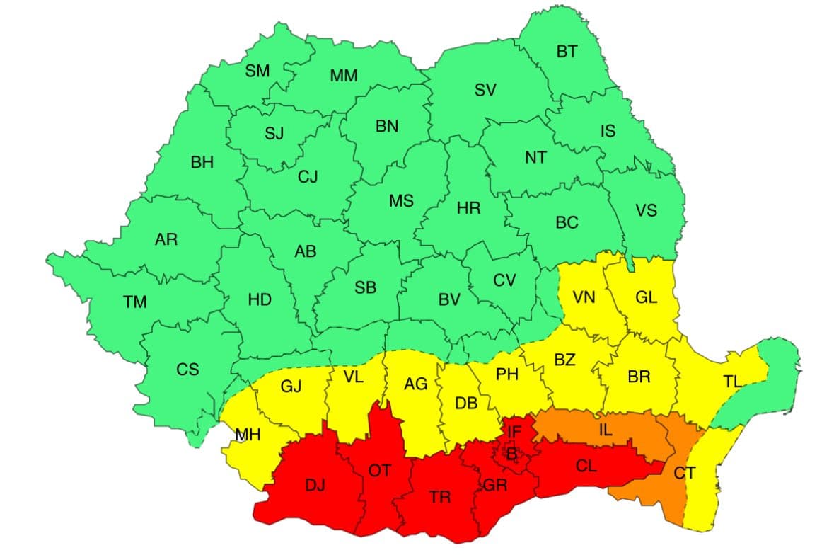 Code Red heat alert in southern Romania as temperatures expected to soar past 40°C