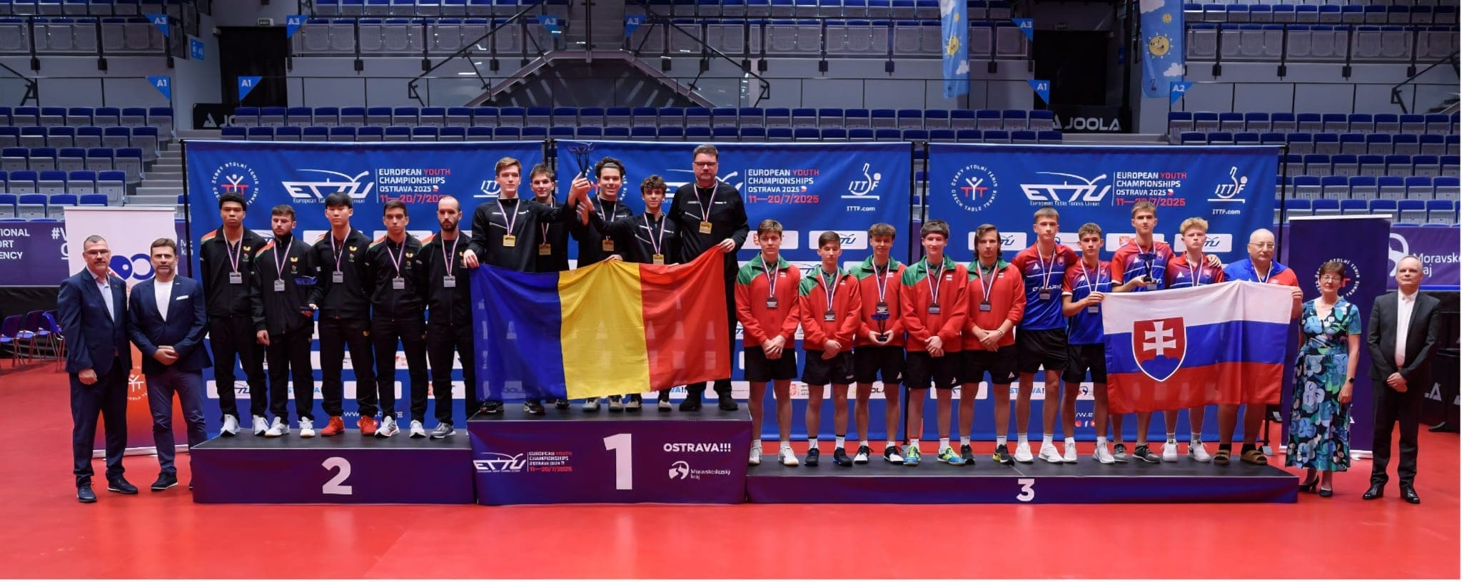 Romanian under-19 men’s team wins European Junior Table Tennis Championships