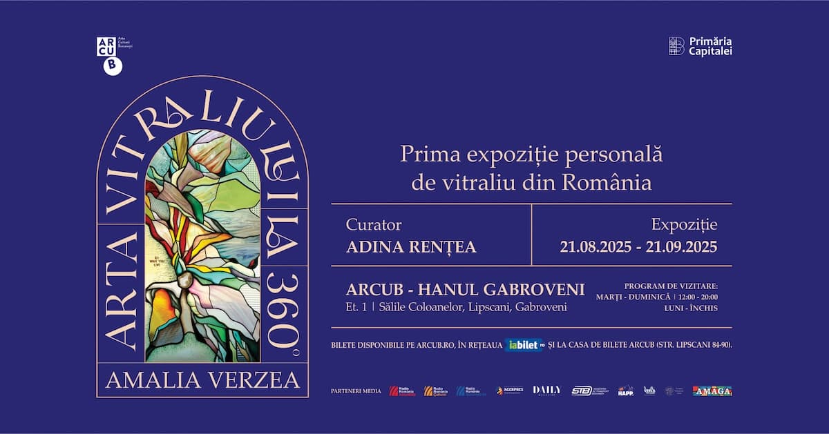 Artist Amalia Verzea to showcase first stained glass exhibition in Bucharest