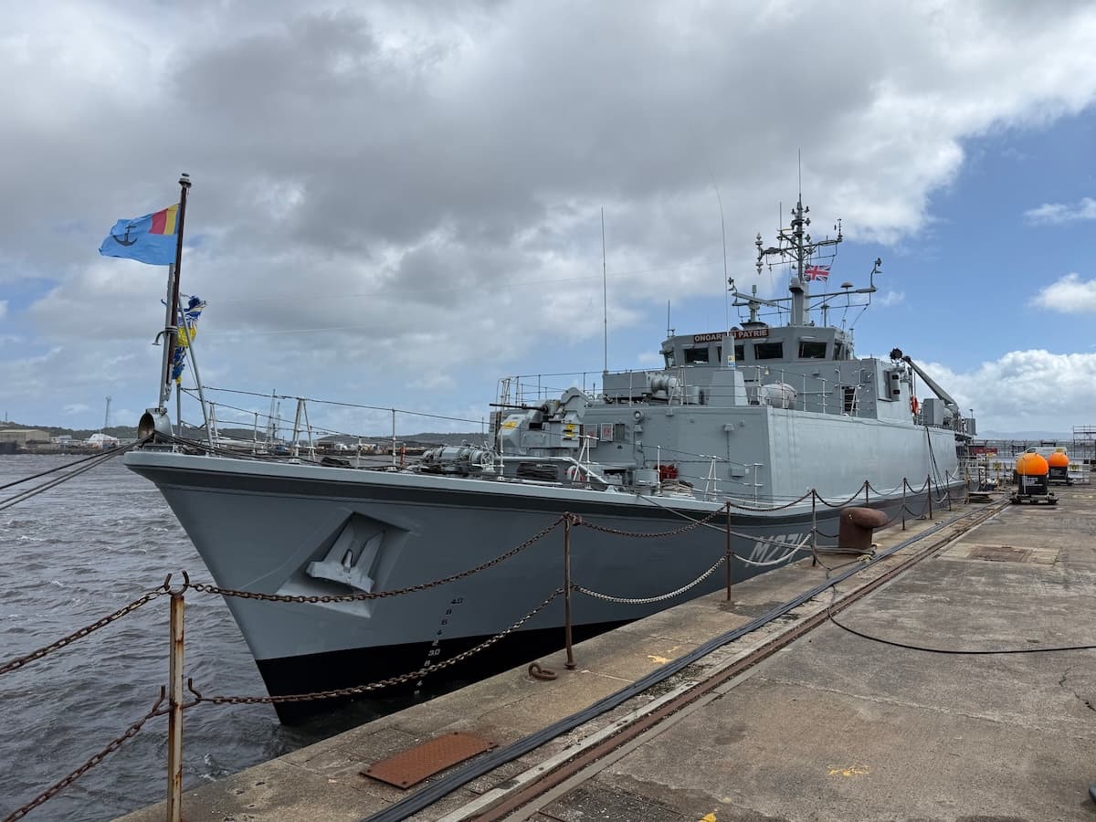 Former Royal Navy minehunter joins Romanian Navy to bolster Black Sea security