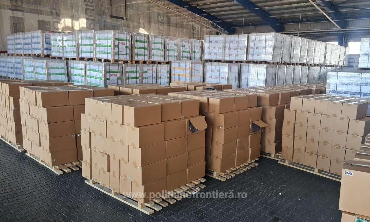 Southeastern Romania: EUR 4 mln worth of smuggled cigarettes seized in major Constanța Port bust