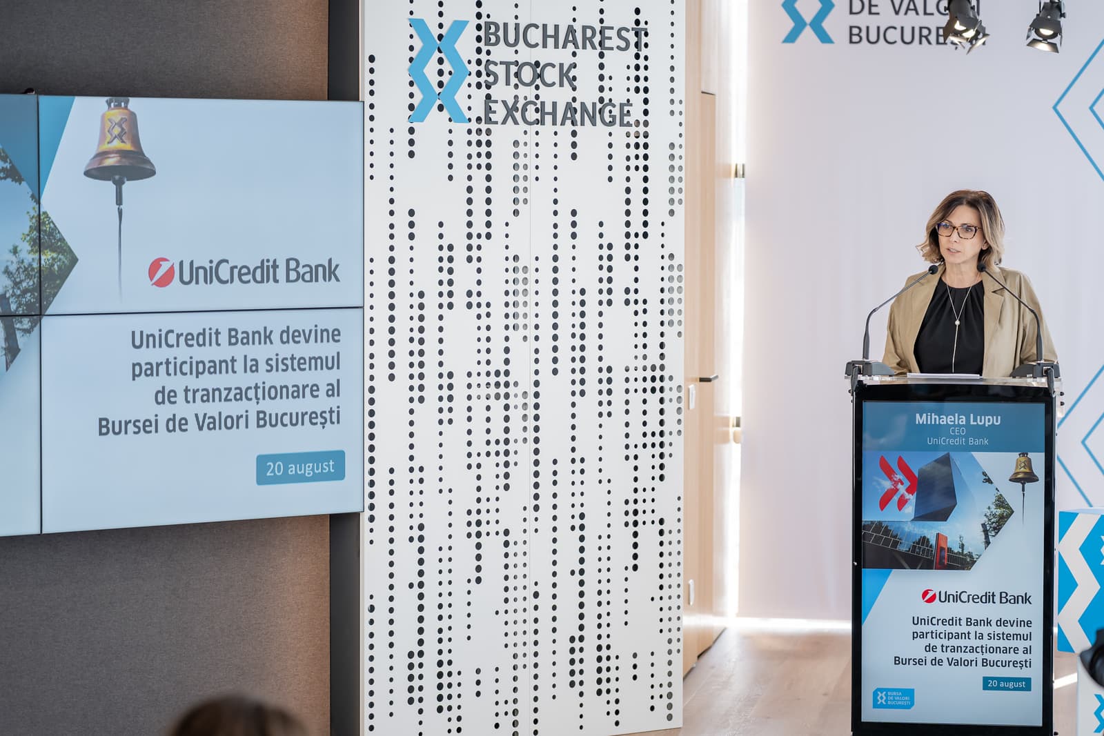 UniCredit Bank made part of Bucharest Stock Exchange trading system after Alpha Bank merger