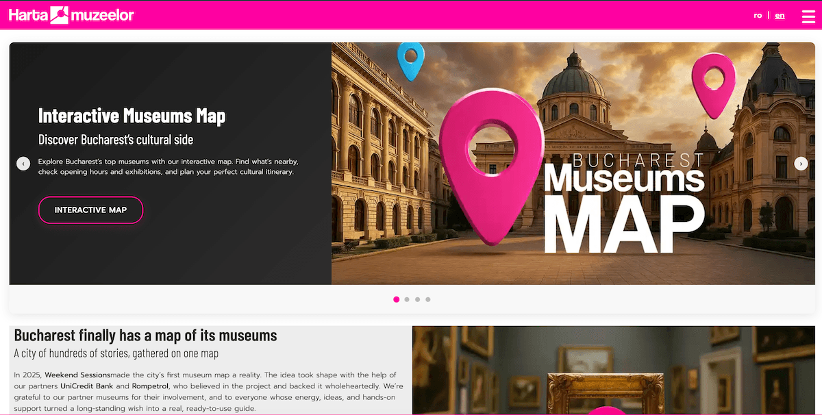 Bucharest launches first centralized map of museums and memorial houses
