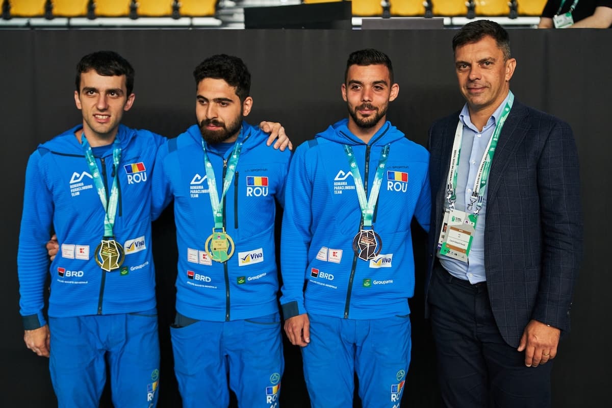 Romania wins double gold and bronze at IFSC Paraclimbing World Championships in Seoul