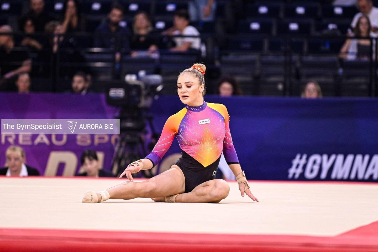 Romanian athlete Sabrina Maneca Voinea wins gold at the 2025 FIG Artistic Gymnastics Cup