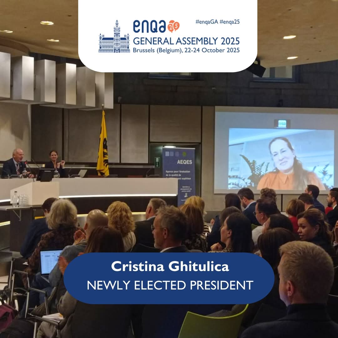 Romanian elected as first woman president of European Association for Quality Assurance in Higher Education