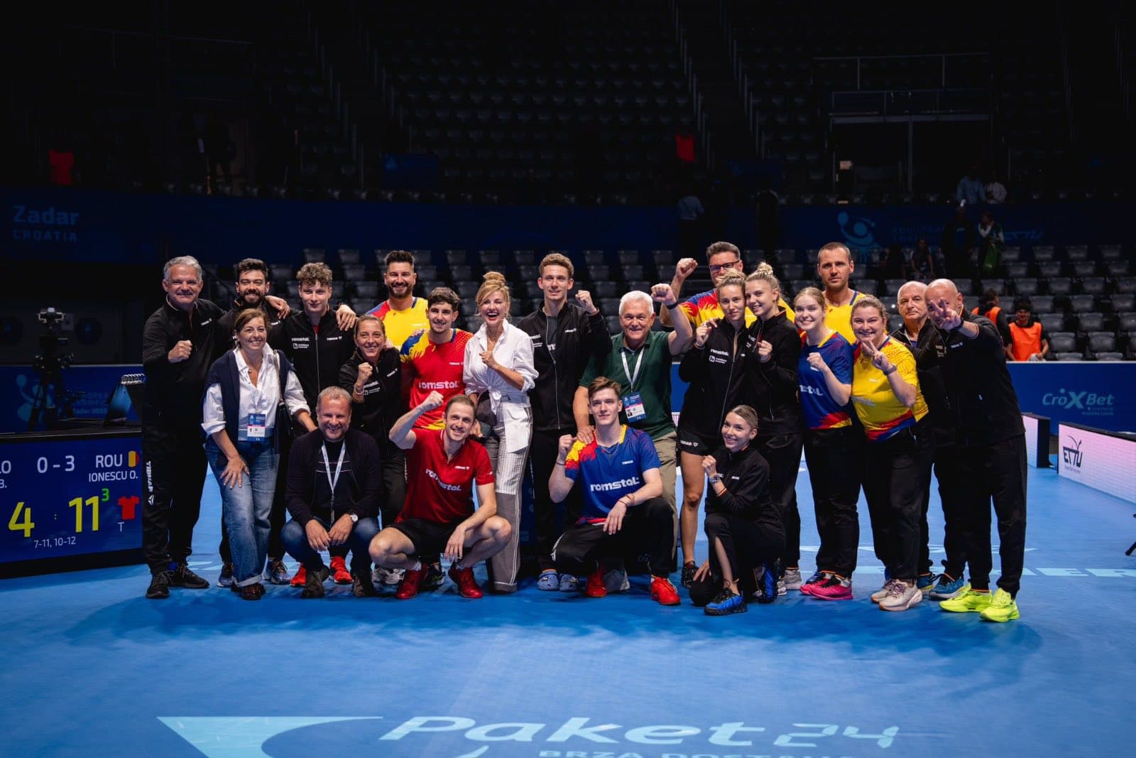 Romania’s men’s and women’s teams win silver medals at 2025 European Table Tennis Championships