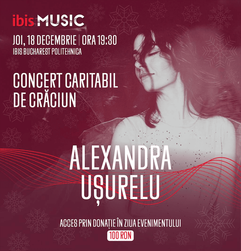 Alexandra Ușurelu to perform Christmas charity concert in Bucharest