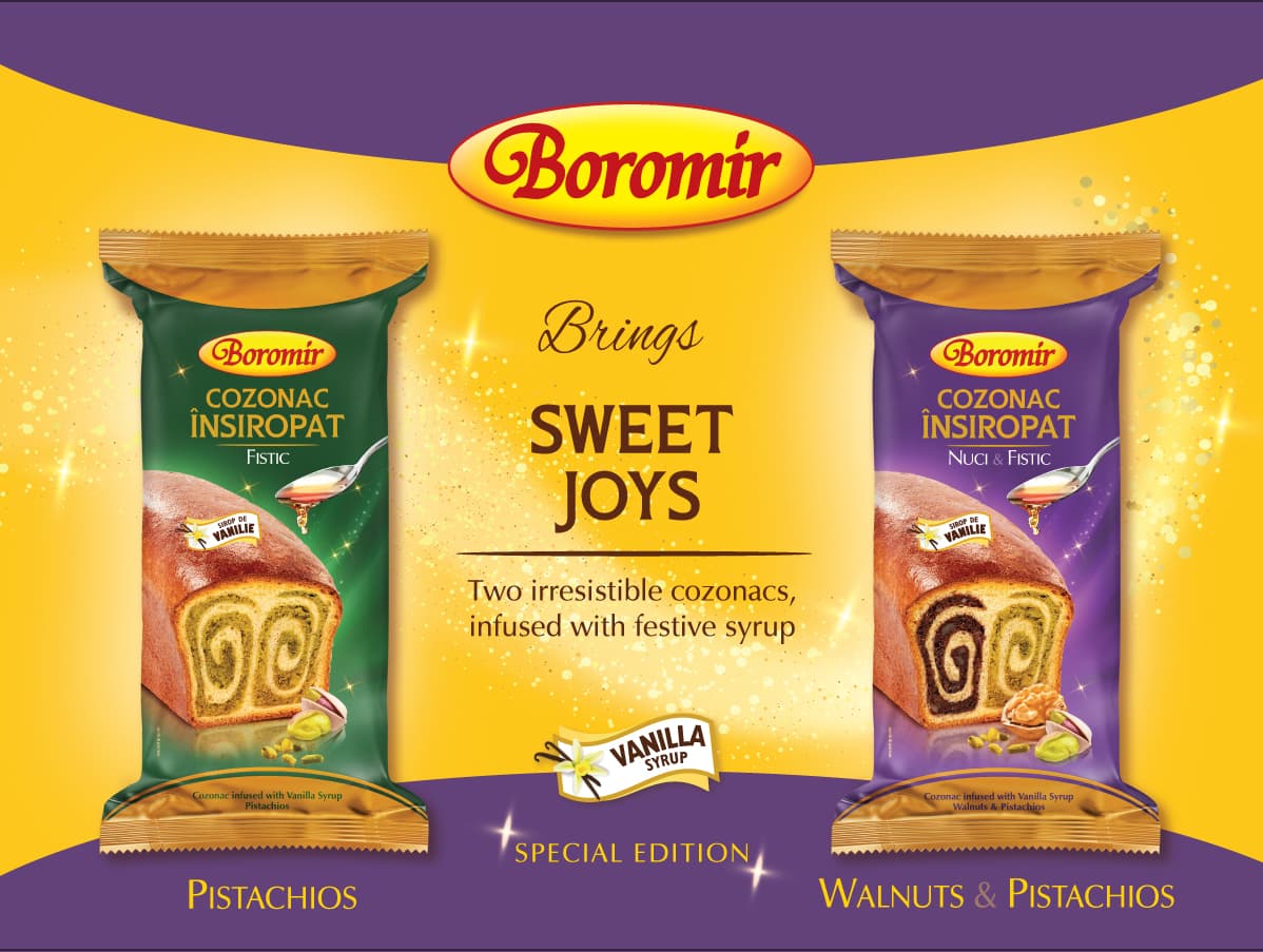 Christmas Joy with the New Boromir Infused Cozonac with Pistachio