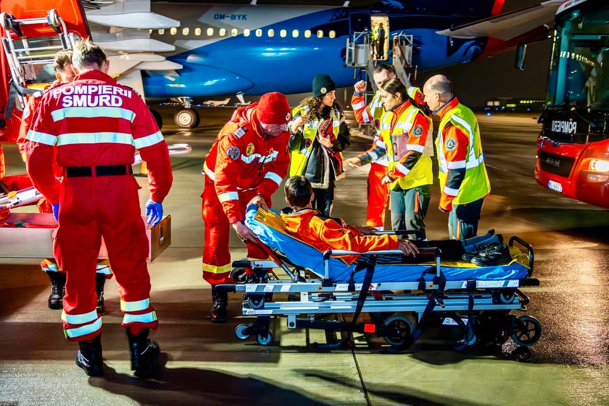Romania conducts new medical evacuation mission for civilians from Gaza