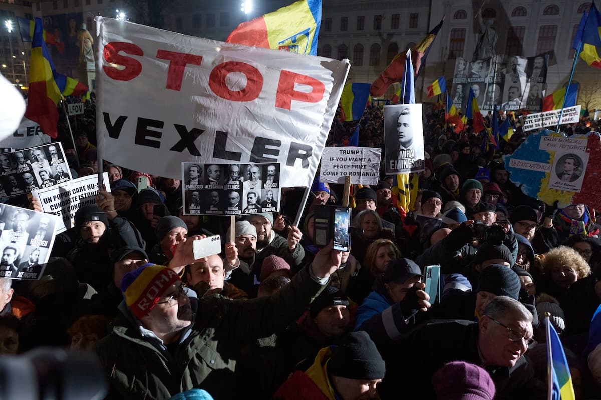 Nationalist rally with antisemitic undertones takes place in Bucharest