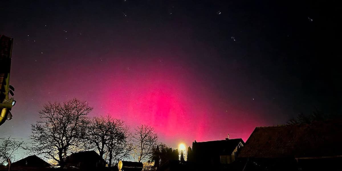 In pictures: Northern lights return to Romania after strong solar activity