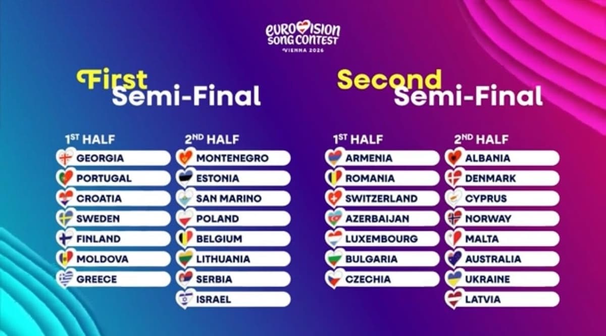 Eurovision 2026: Romania to compete in second semifinal on May 14