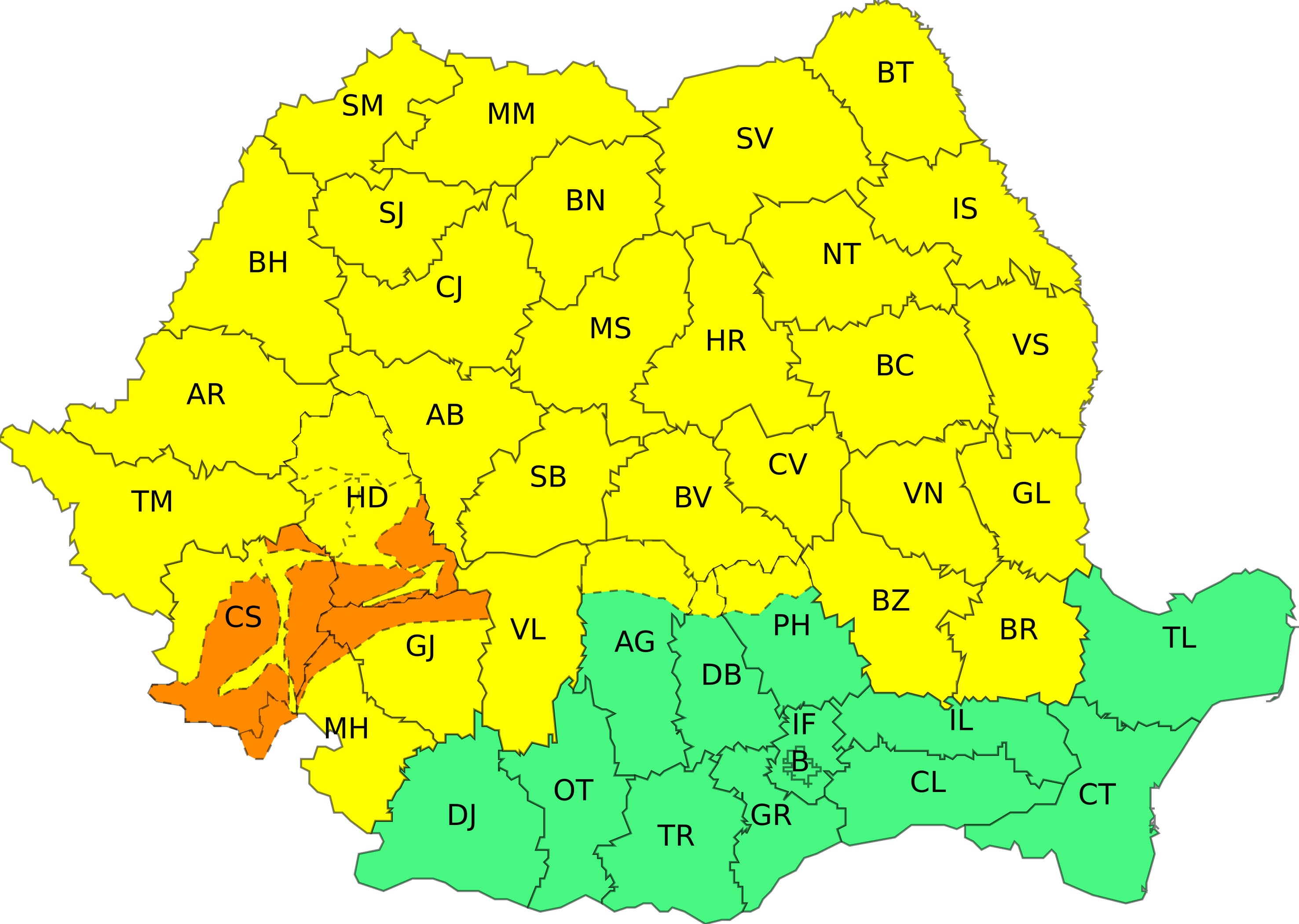 Severe winter weather grips large parts of Romania