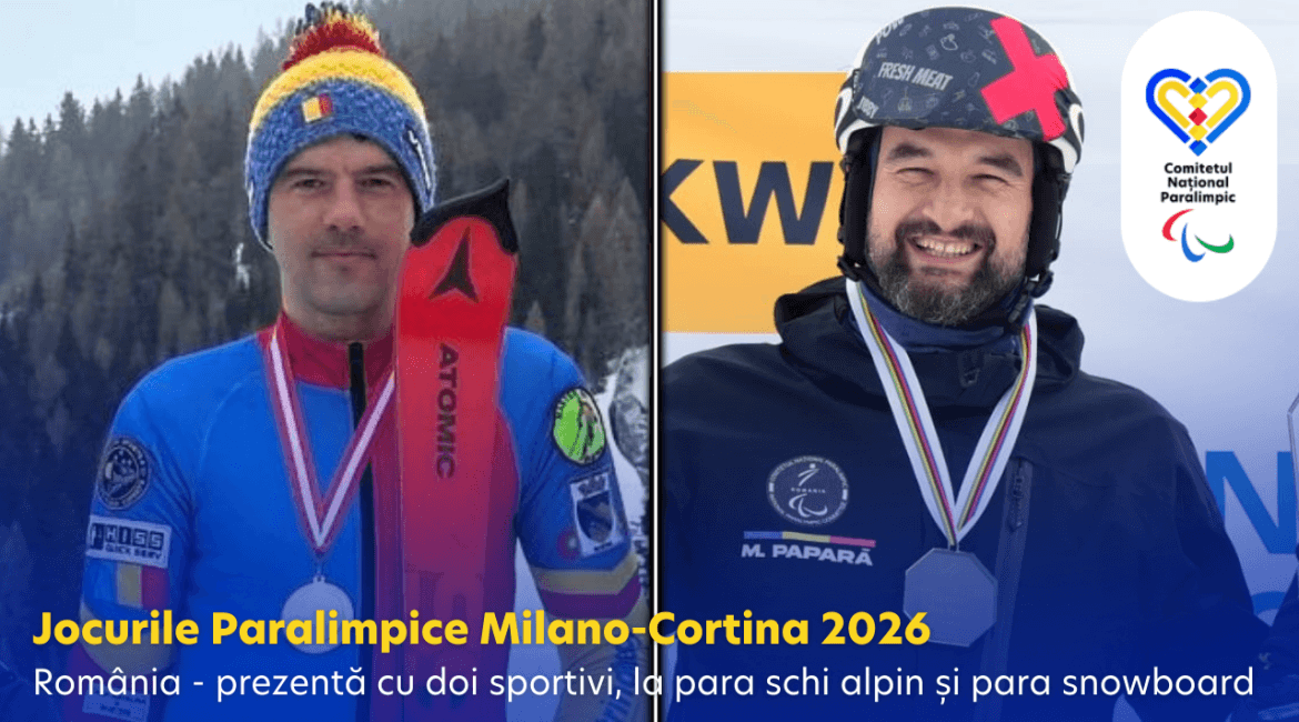 Two athletes to represent Romania at Milano-Cortina 2026 Winter Paralympic Games