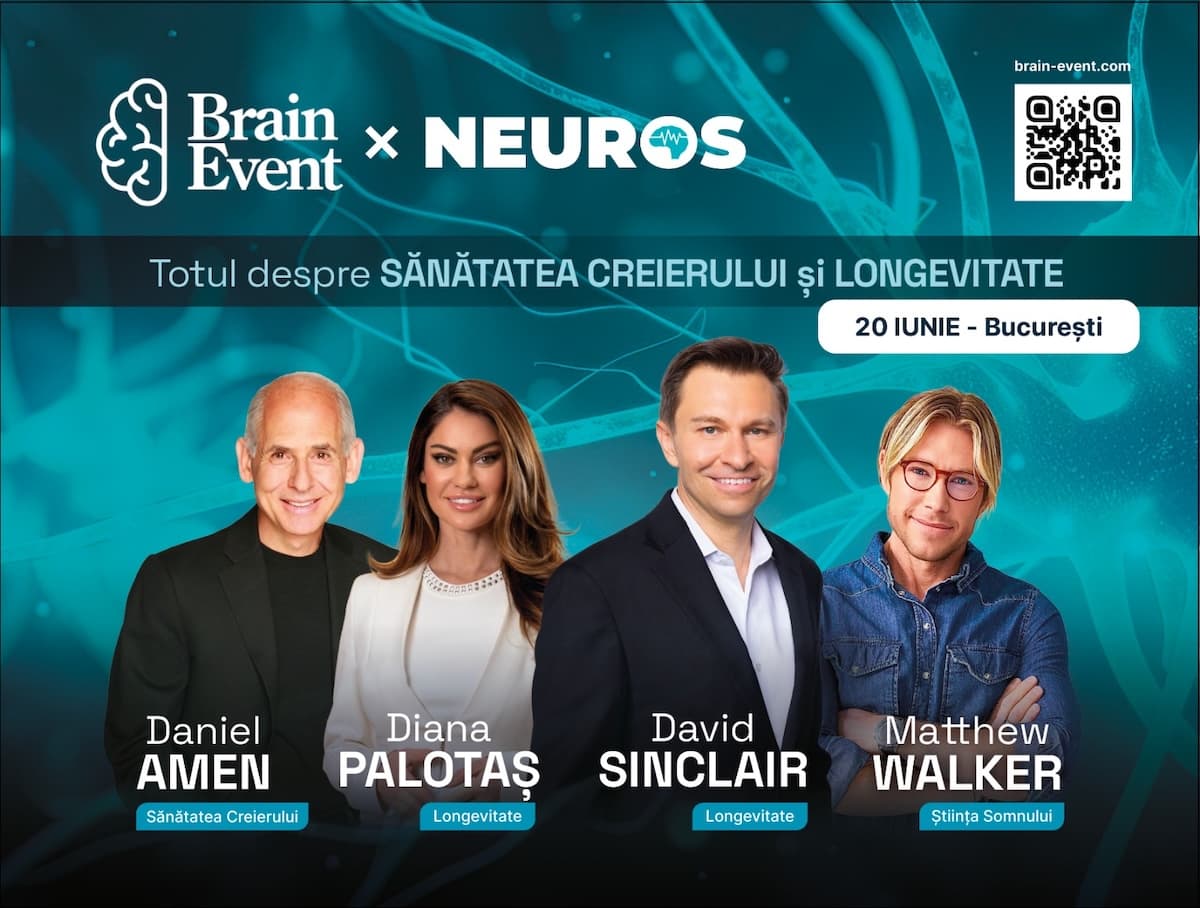 Harvard professor David Sinclair to headline Brain Event 2026 conference in Bucharest