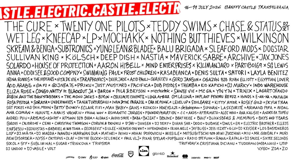 Romania’s Electric Castle 2026 reveals full lineup with The Cure, Twenty One Pilots among headliners