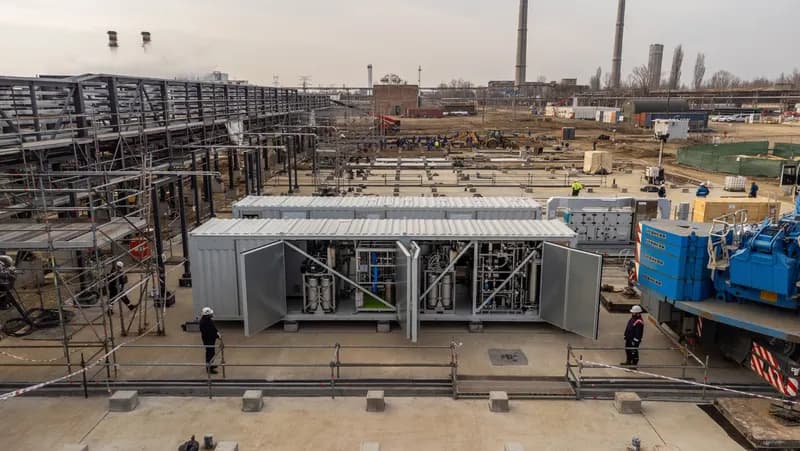 First 20 MW module for OMV Petrom’s green H2 project facility commissioned